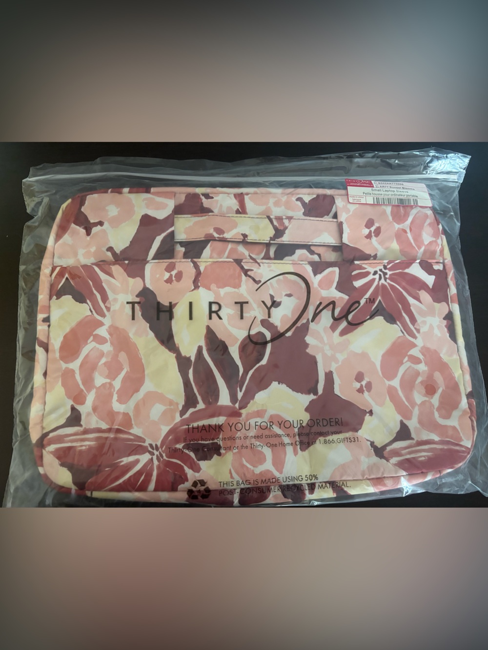 Brand New Thirty-one Small Laptop Sleeve